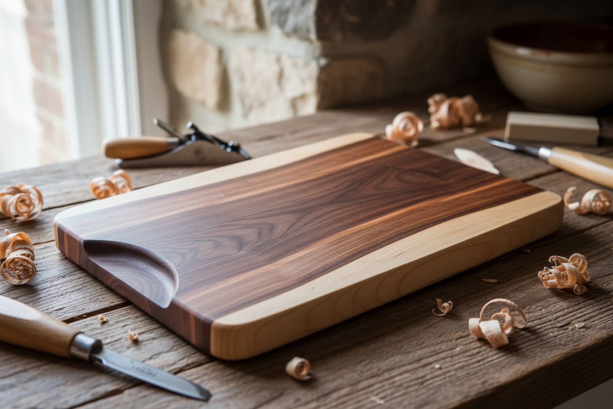 homemade crafter cutting boards